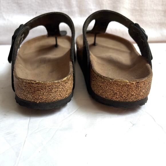Birkenstock Unisex Regular/Wide Gizeh Sandal/ Black /US W10 M8/41EU - Picture 4 of 8